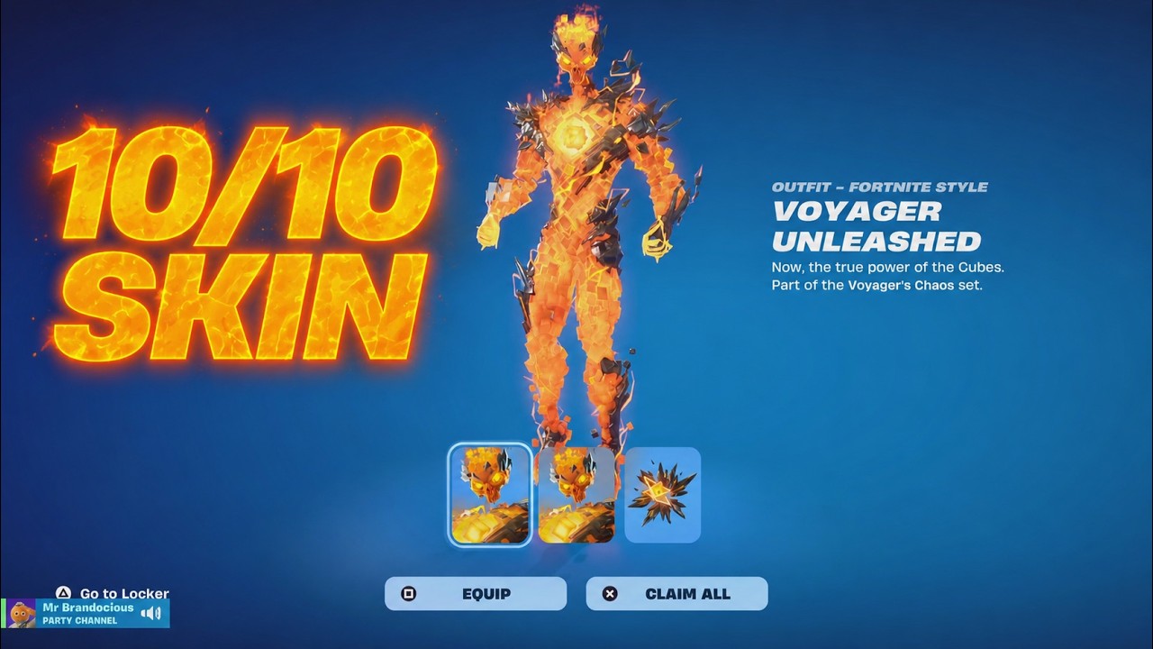 This NEW Skin Is 10/10, BUT... There's One MAJOR Problem (Voyager Unleashed Skin Gameplay & Review)