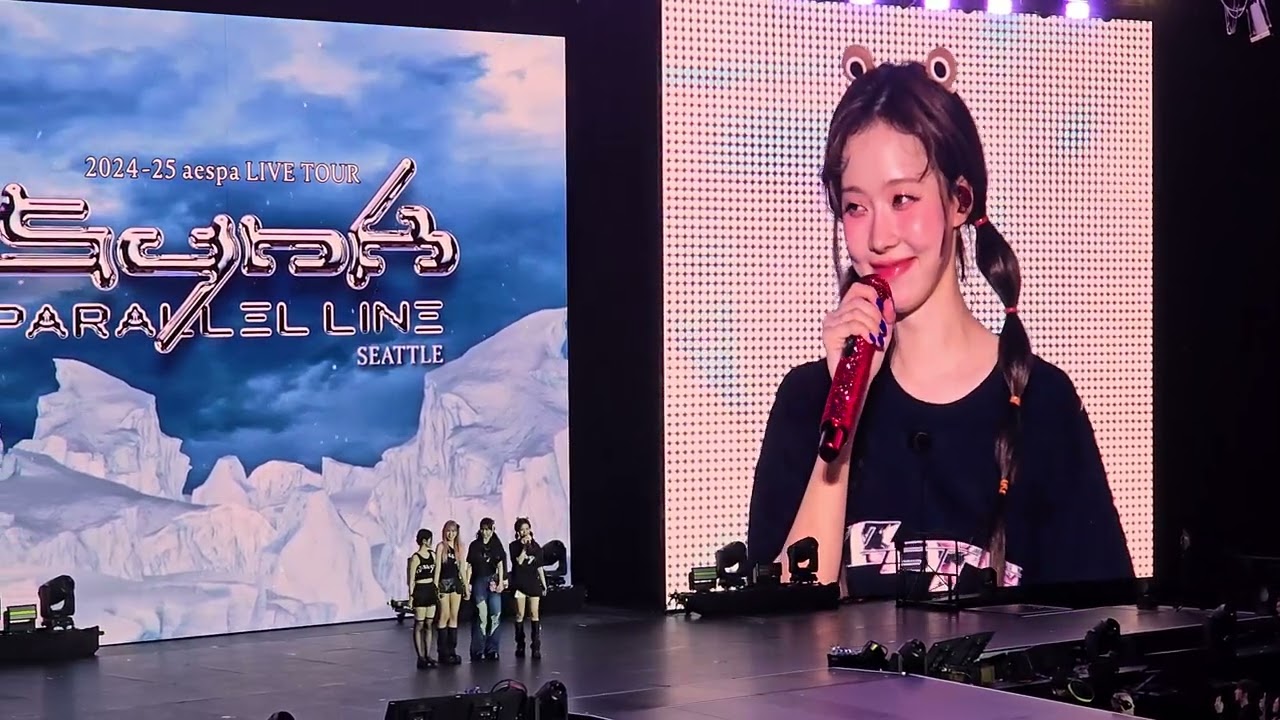 Aespa [4K] FANCAM Seattle 1-28-25  ENCORE - Aenergy, Just Another Girl, Life's To Short, Ending Ment
