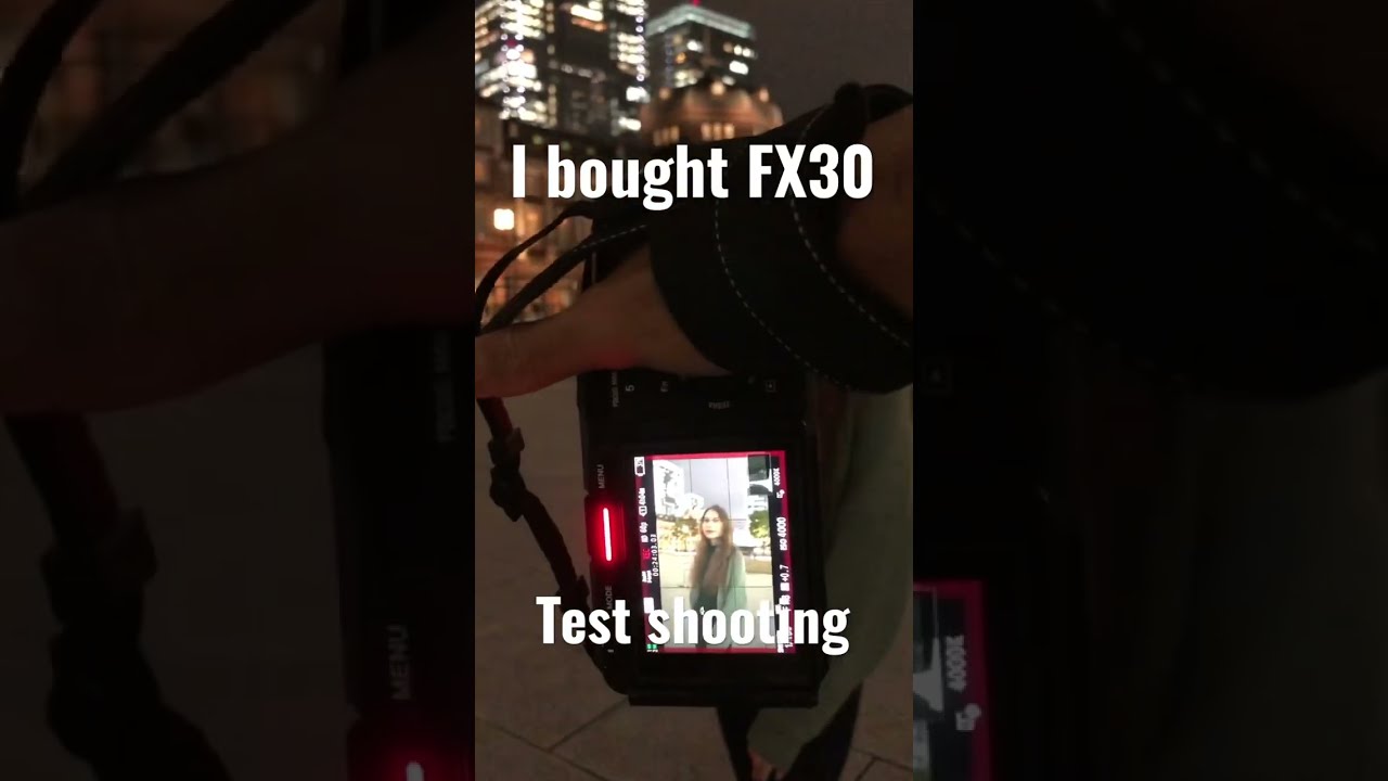 Sony FX30 Test Shooting at Night