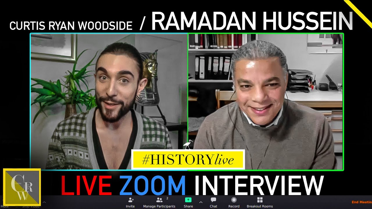 Dr Ramadan Hussein Live Egyptology Interview with Curtis Ryan Woodside