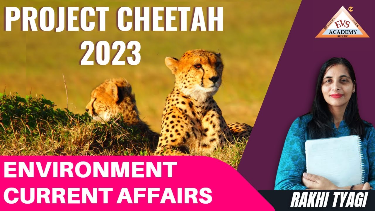 Project Cheetah जाने क्या है हिंदी मैं #currentaffairs #projectcheetah, By Rakhi Tyagi | EVS Academy