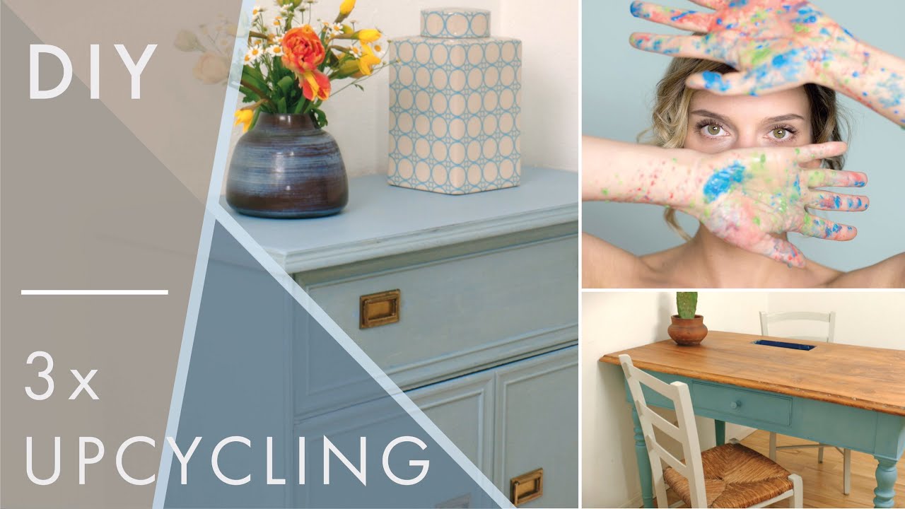 Möbel upcyclen, 3 Varianten: Abbeizen, Crackle, Lackieren | Jelena Weber