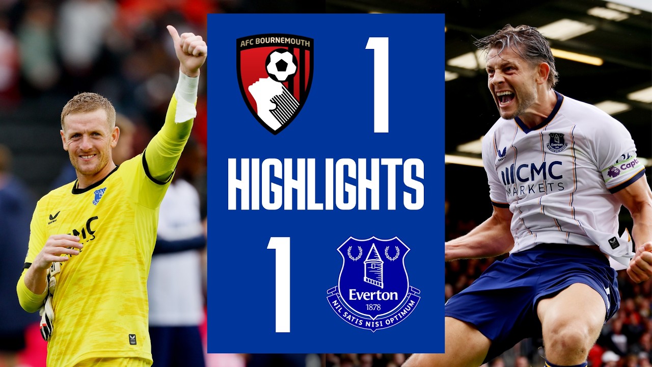 Bournemouth 1-1 Everton | EXTENDED Premier League highlights