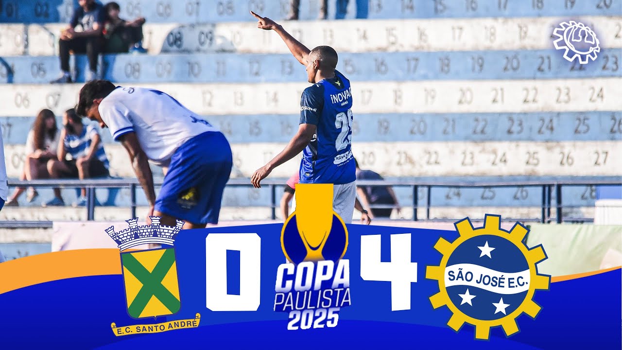 Santo André 0x4 São José | 3º Rodada - Copa Paulista | Melhores Momentos