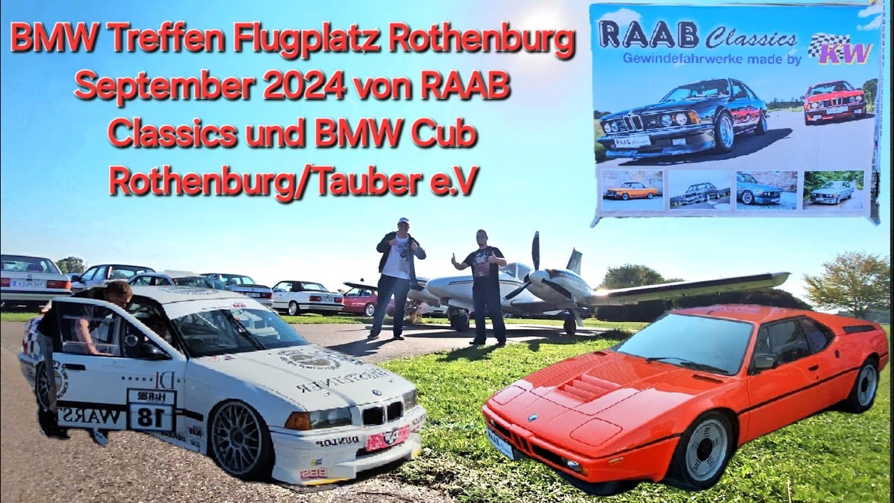 BMW Treffen Flugplatz Rothenburg September 2024 von RAAB Classics und BMW Cub Rothenburg/Tauber e.V