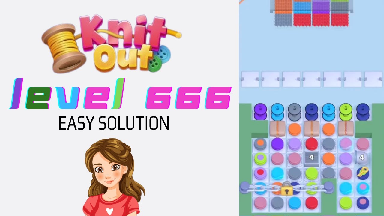 Knit Out Level 666 Easy Game Solution Walkthrough 