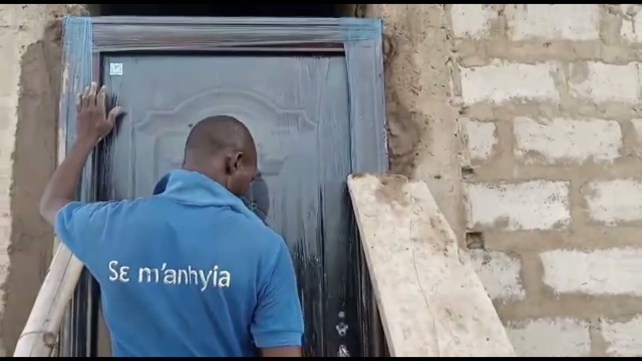 Installation of the door/Lashibi (Accra)🇬🇭