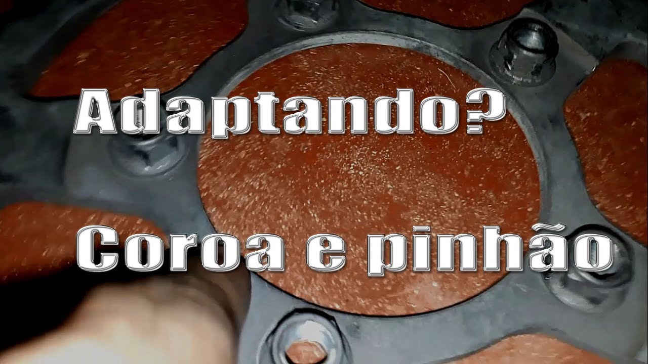 Trocar pinhão ou adaptar na gsx750f Veja o que roloou