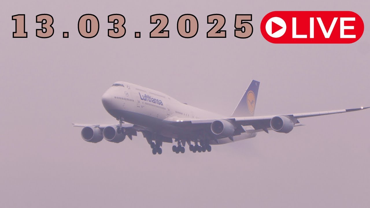 LIVE ACTION from FRANKFURT Airport 13.03.2025