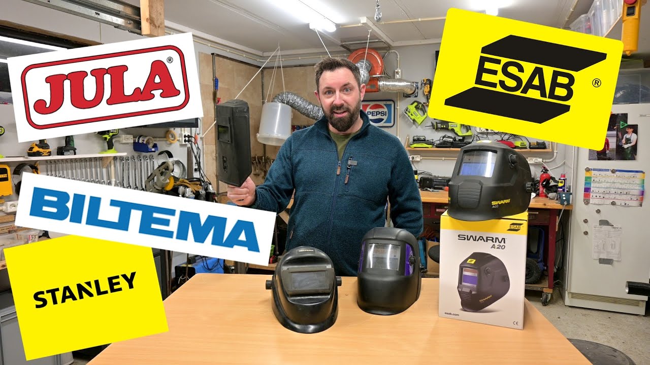 Hvilken sveisehjelm passer deg? Esab Swarm A20 fra Jula