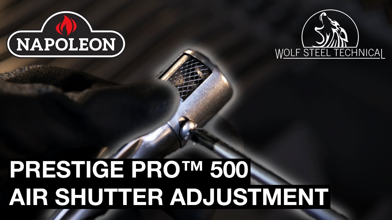 Napoleon Prestige PRO™ Air Shutter Adjustment