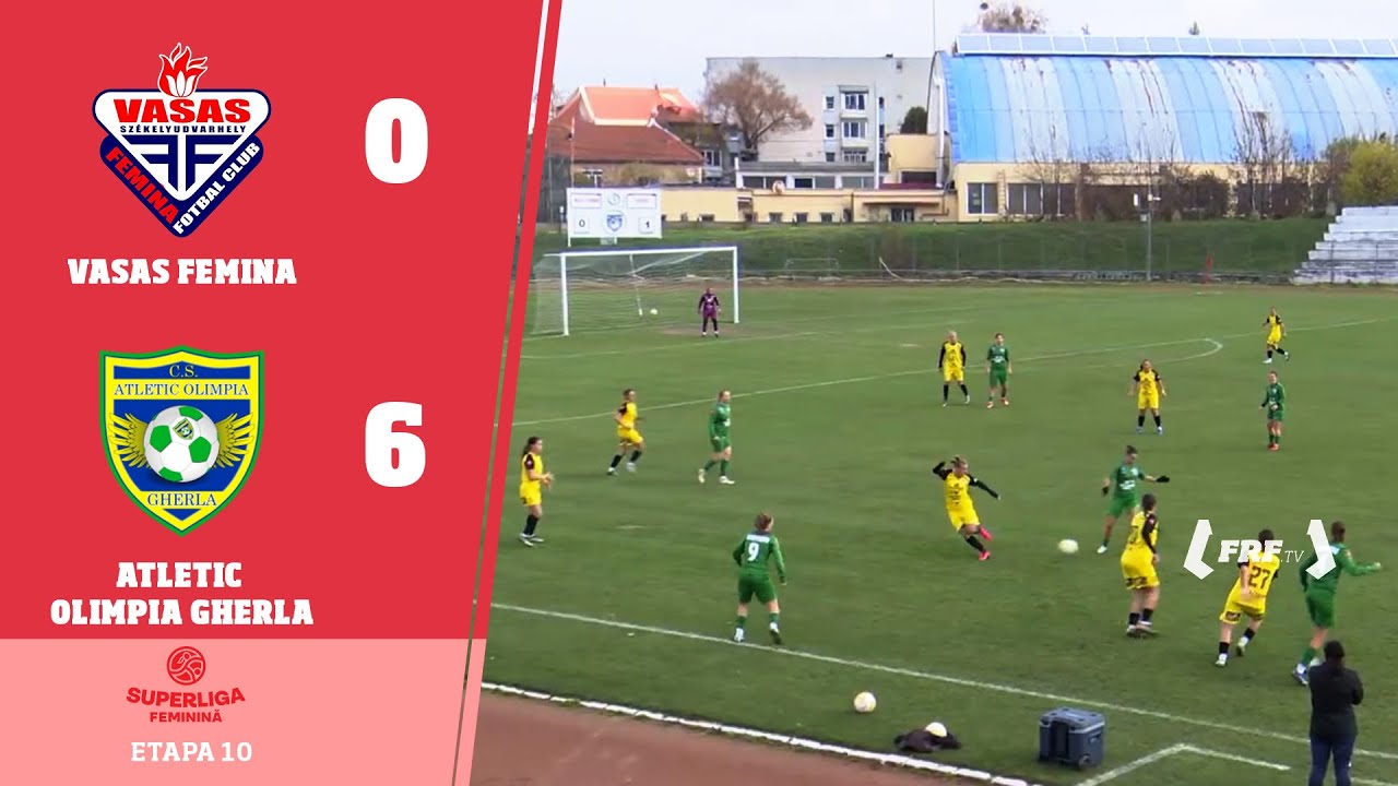 SuperLiga Feminină, Etapa 10: Vasas Femina - Atletic Olimpia Gherla 0-6, 5.11.2025