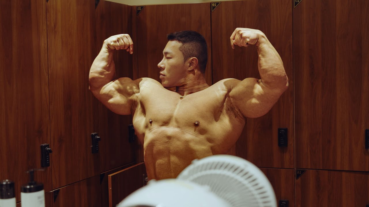 충격적인 보디빌더의 하루