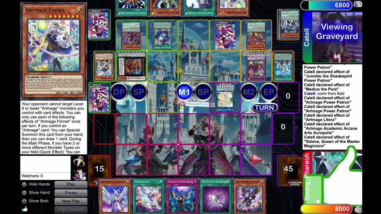 World Chalice Gem-Knight vs Power Patron Artmage