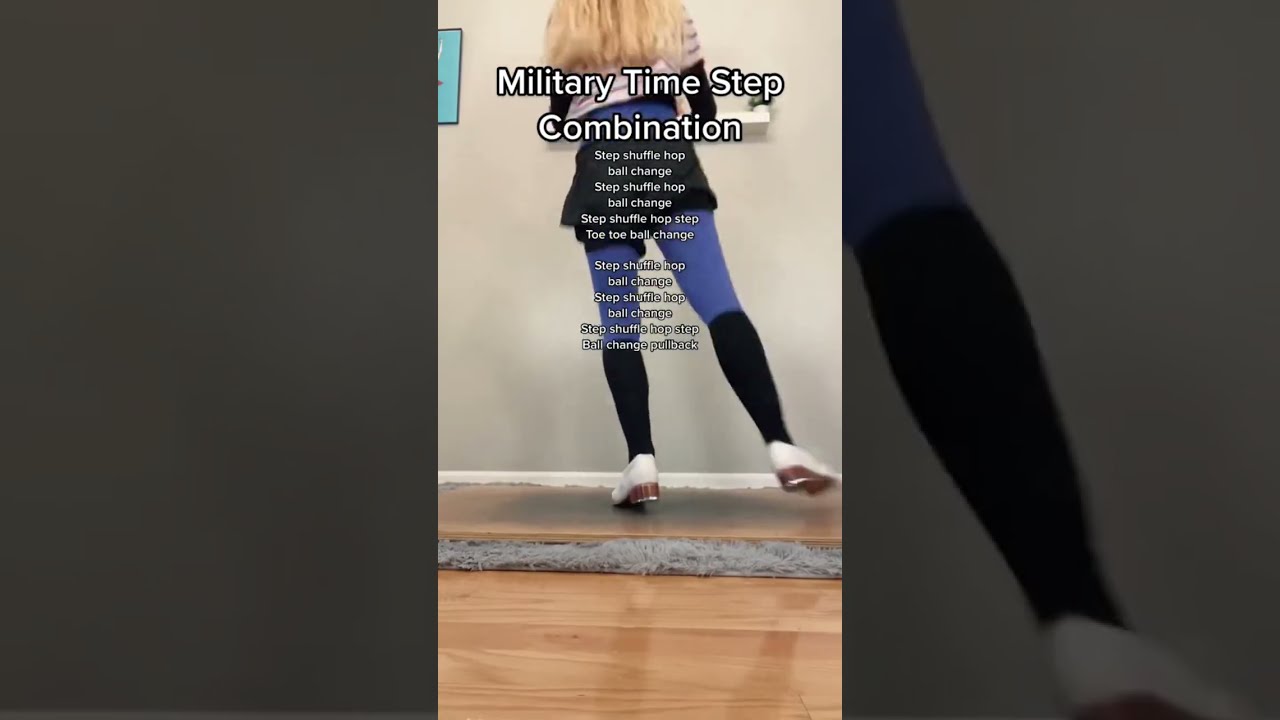 Tap Dance - Mini Tutorial - Military Time Step Combination - #SHORTS