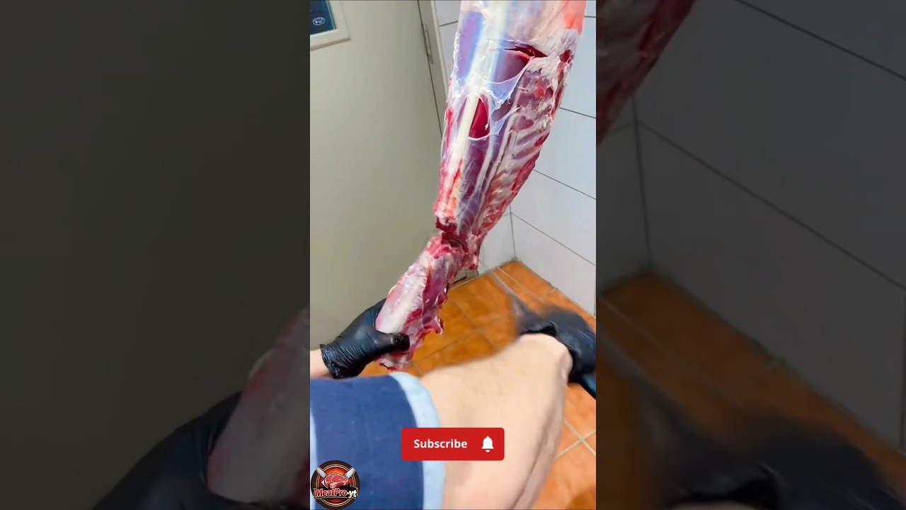 Mutton Cutting Skills | Professional Meat Cutting Process | Butcher Mastery
