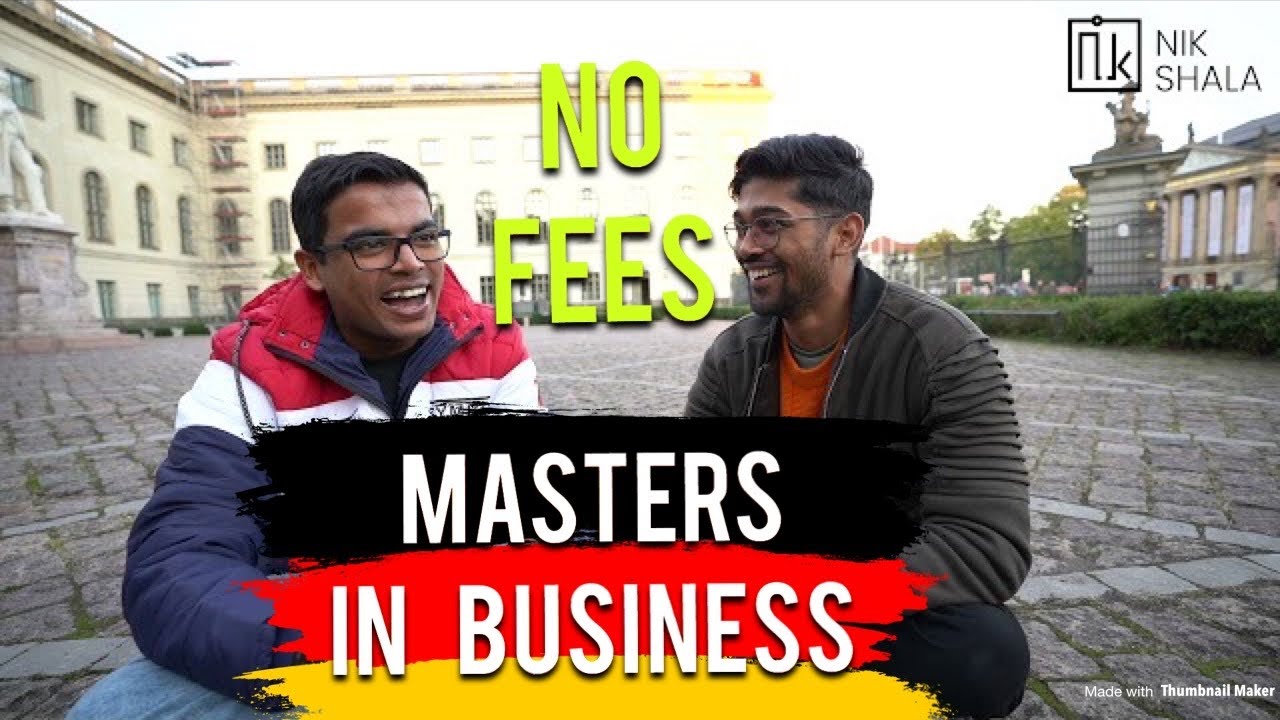 2022(HINDI) MASTERS IN BUSINESS (NO FEES) AFTER ENGINEERING (Humboldt University) BY NIKHILESH DHURE