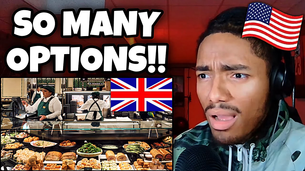 AMERICAN REACTS To Harrods Luxury Food Hall in London
