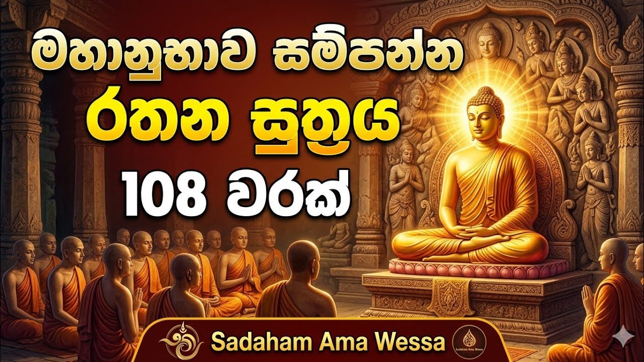 Rathana Suthraya 108 Warayak | රතන සුත්‍රය 108 වාරයක්.