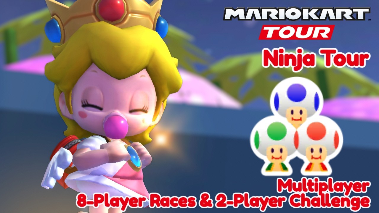 Mario Kart Tour - Ninja Tour 8-Player Races & 2-Player Challenges Live 🔴