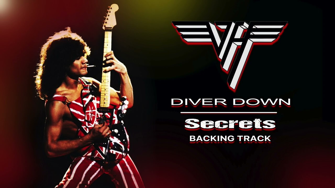 Van Halen - Secrets - Guitar Backing Track with Vocals