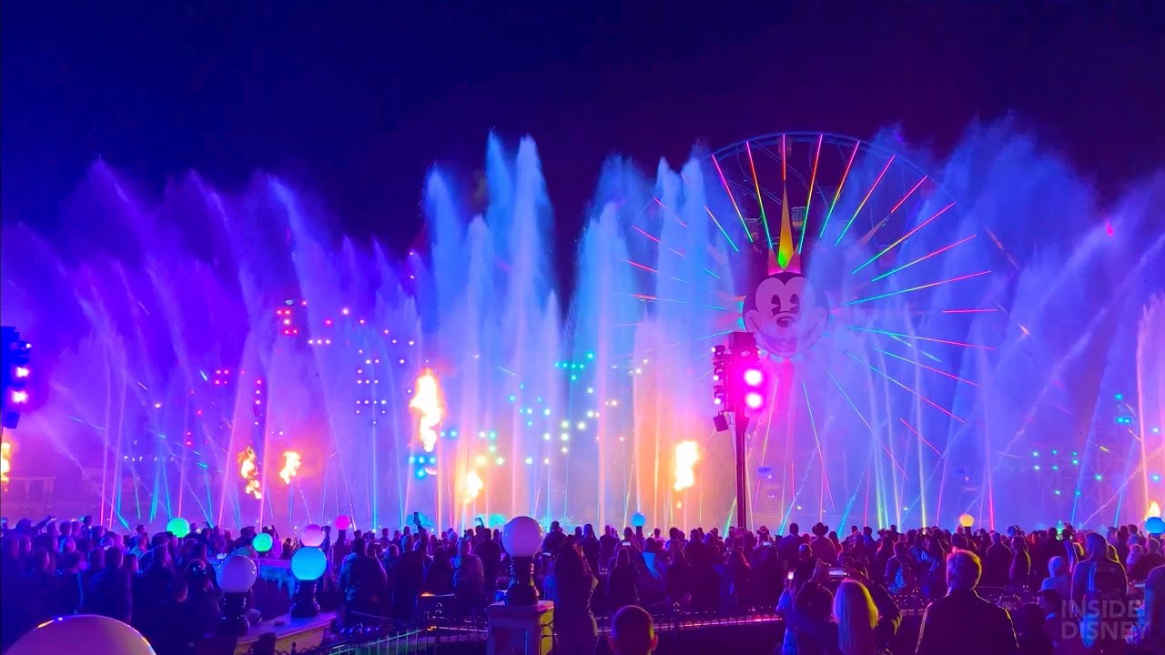[4K] FULL World of Color 2022 at Disney California Adventure! - FIRST Performance Wide View!