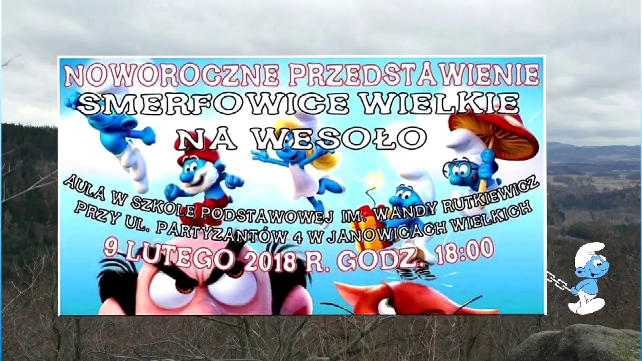 Smerfowice Wielkie - noworoczne przedstawienie  2018