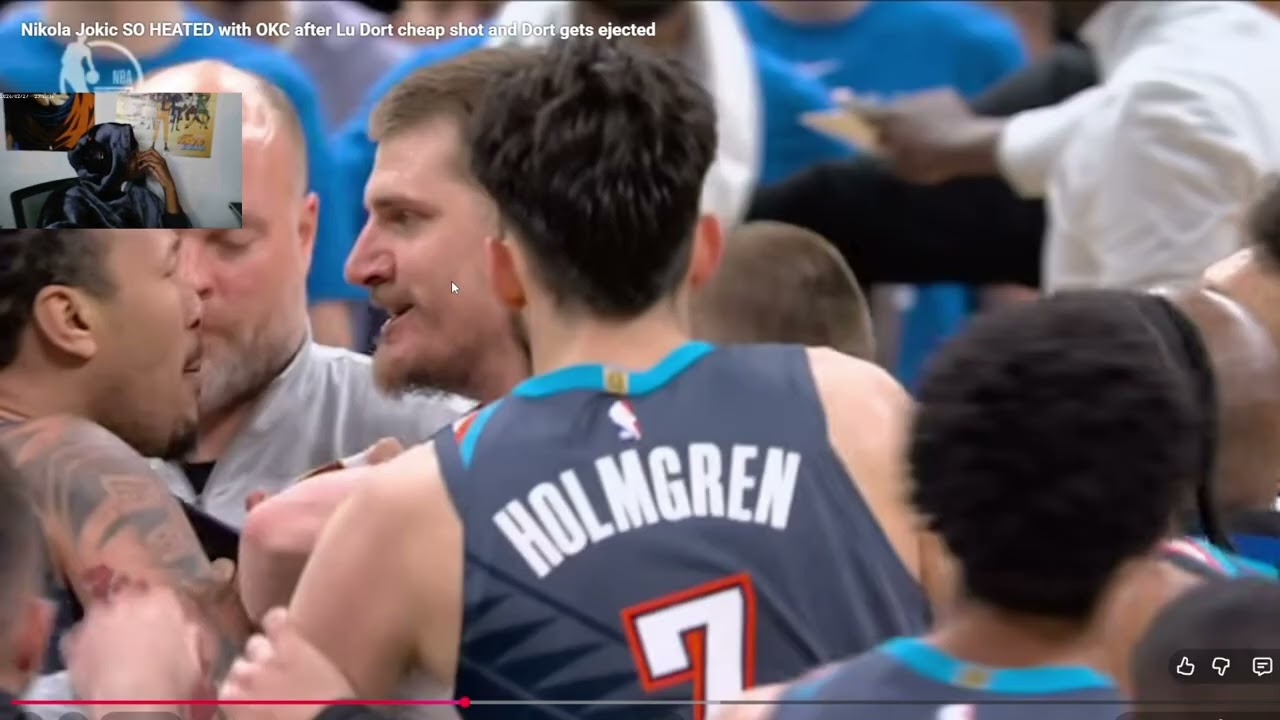 QuietLife REACTS to Nikola Jokic and Lu Dort CHEAPSHOT!