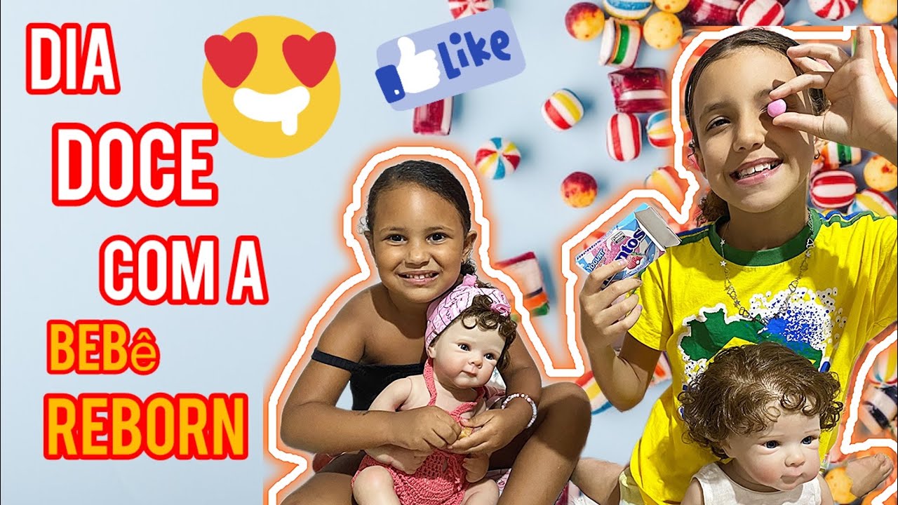 Dia Doce com a Bebê Reborn 🍭👶 | As Irmãs