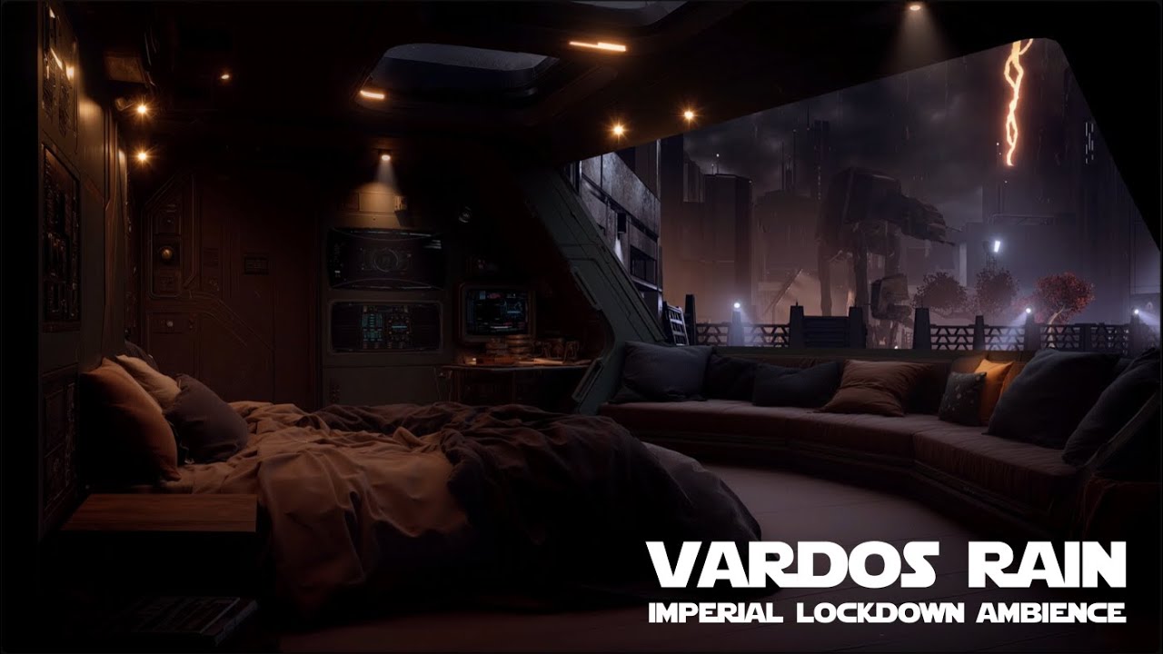 Vardos Ambience – Imperial Lockdown Rain & Comms Chatter | Star Wars Ambience
