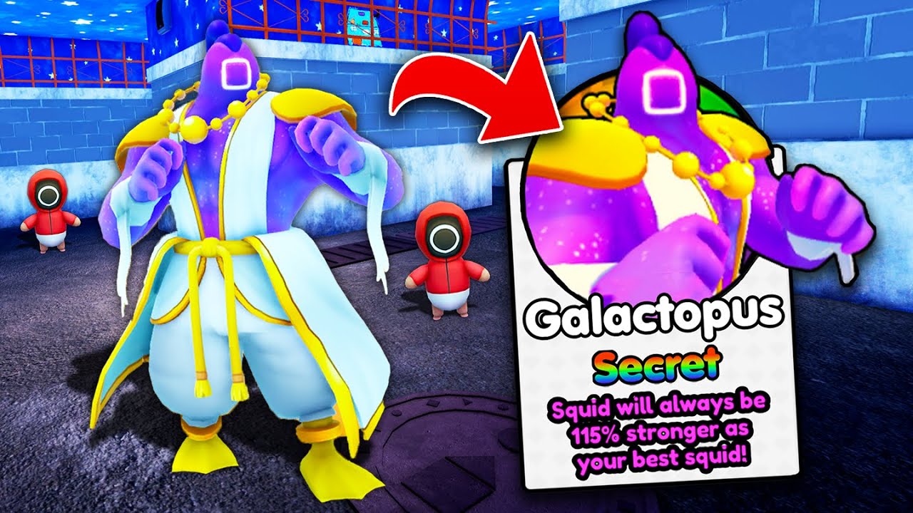 Unlocking OP SECRET Galactopus In Squid Evolution! (Roblox)