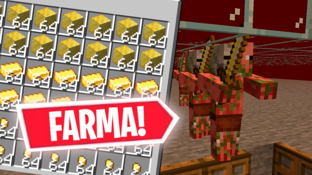 SUPER WYDAJNA FARMA ZŁOTA - MINECRAFT 1.15.1