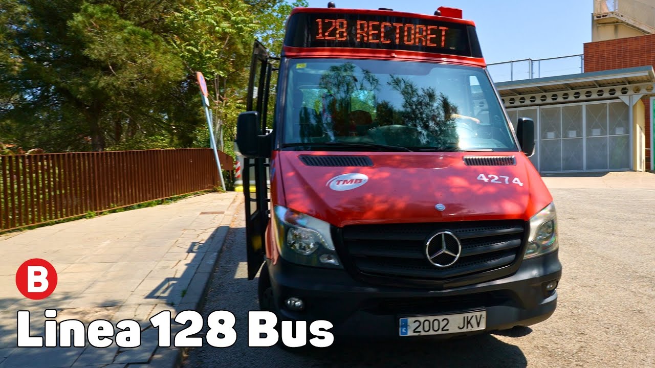 Автобус линии 128 - Барселона, Испания - полное путешествие