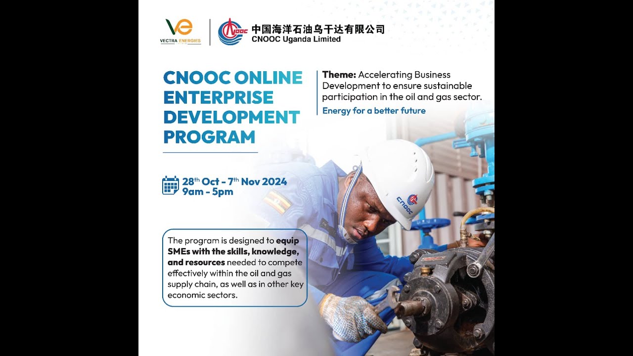 THE CNOOC ONLINE ENTERPRISE DEVELOPMENT PROGRAMME DAY 3 (28th October  to 6th November 2024)