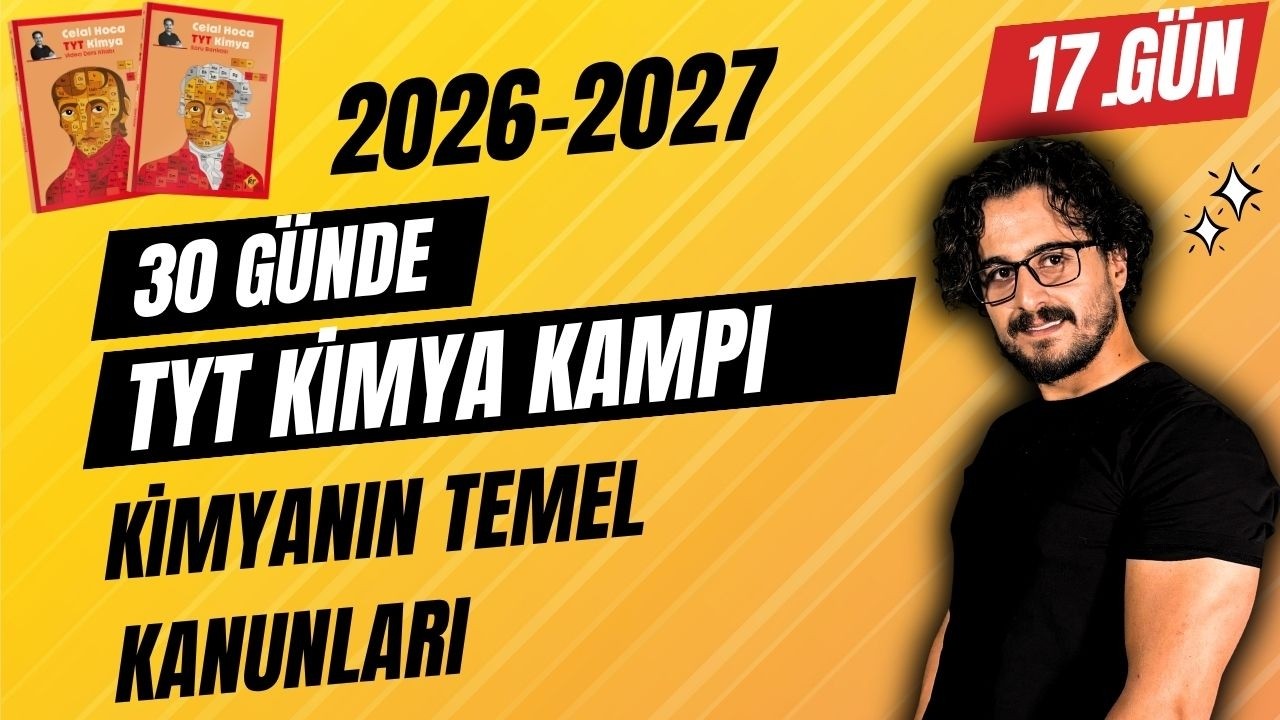 17. Gün | Kimyanın Temel Kanunları || 30 Günde TYT Kimya Kampı | #chtayfa