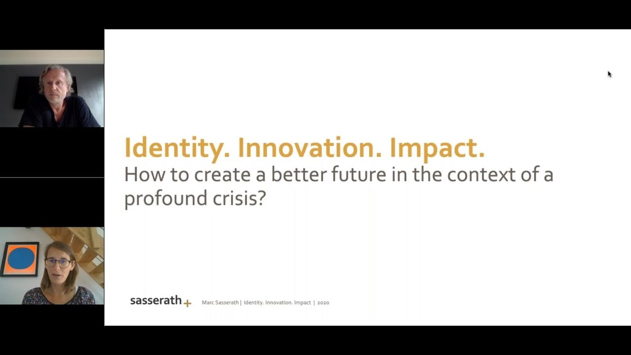 [MASTERCLASS] Identity. Innovation. Impact. How to create a better future?