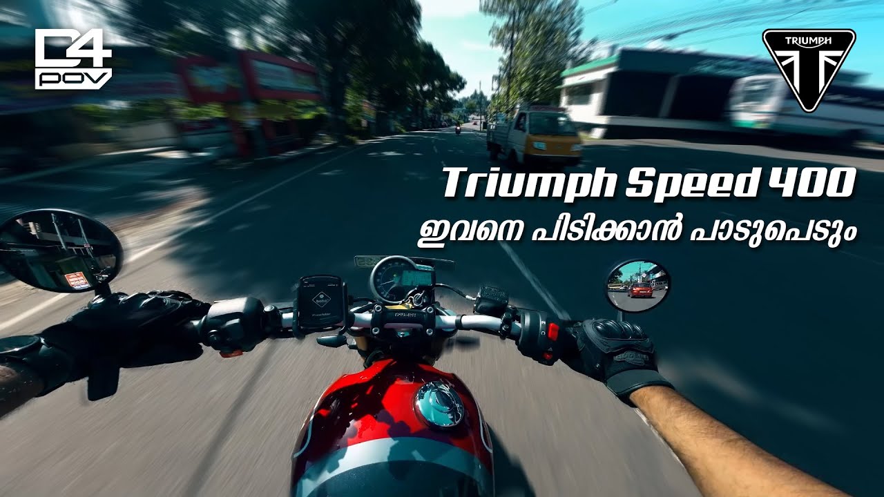 Triumph Speed 400 | POV Ride #15 | RAW Sound 2K Video | ASMR | #djiaction2