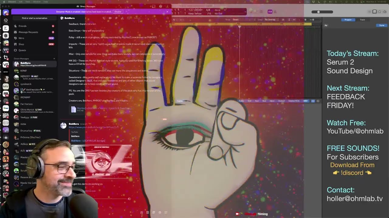 🎛️ Cooking up all kinds of new sounds in Serum 2 today! Join the fun! ✨ Sound Design & Production
