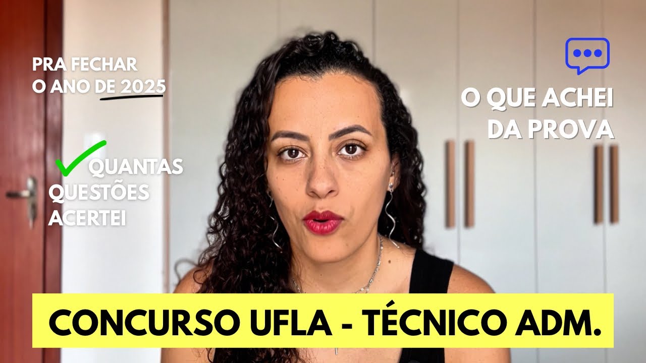Fiz a Prova da UFLA 2025 (Assistente Administrativo) &mdash; Quantas quest&otilde;es acertei + an&aacute;lise