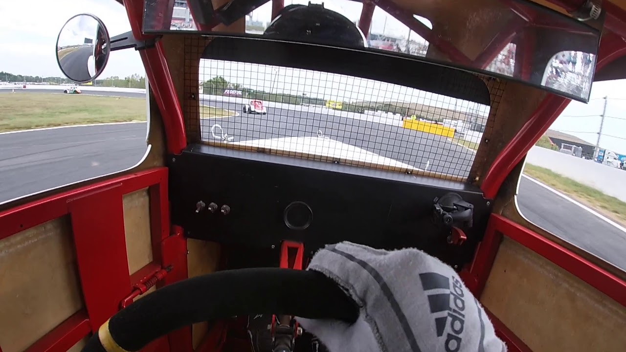 Driving a Legend Car at the Charlotte Motor Speedway Fifth Mile
