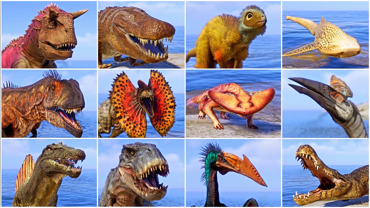 All 162 Modded Dinosaurs, Reptiles, Mammals & Scenery Items Showcase in Jurassic World Evolution 2