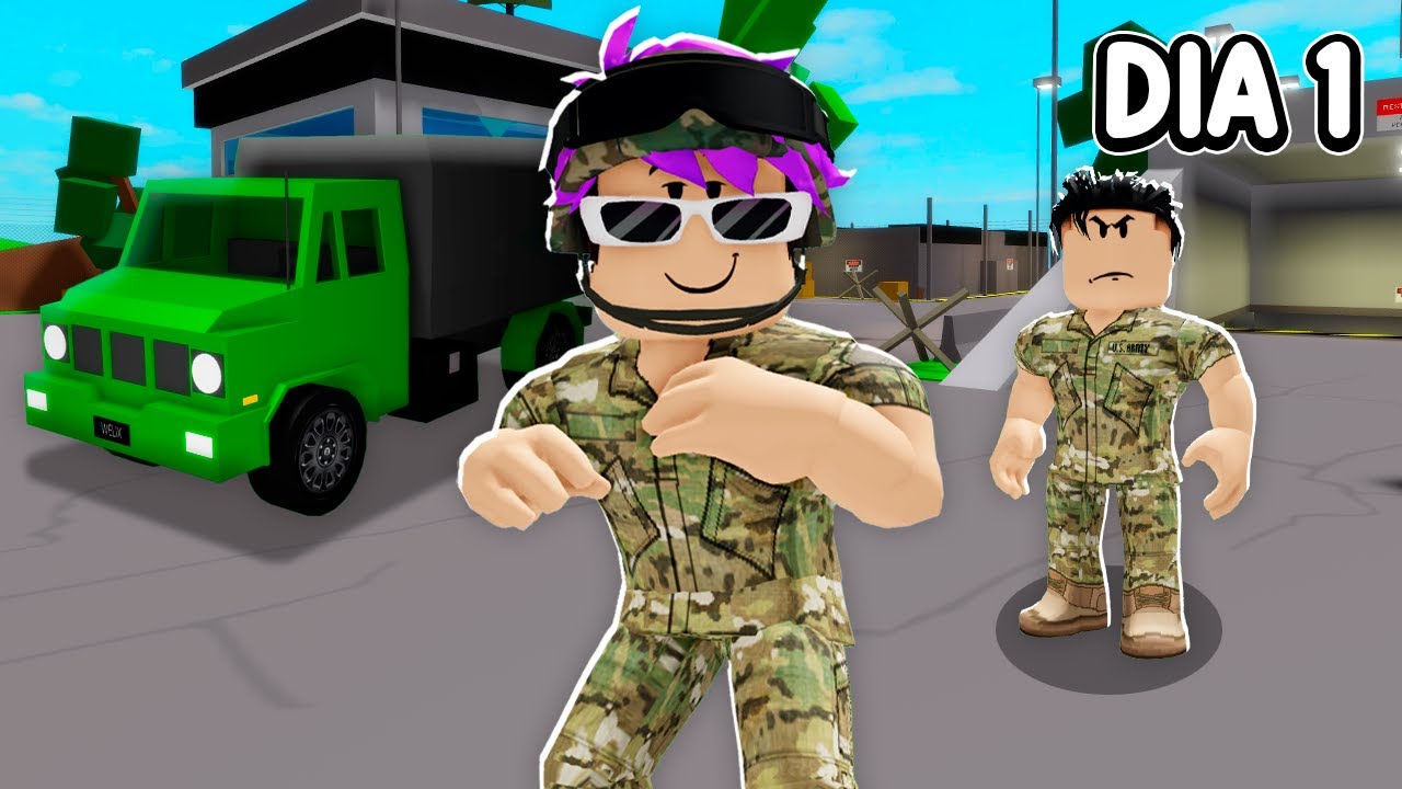 VIREI MILITAR POR 1 DIA NO BROOKHAVEN