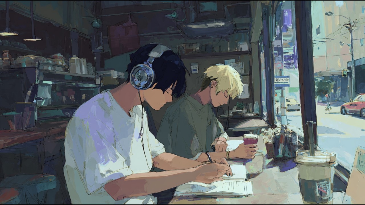 Cute Cafe Study Session ☕ Lo-Fi Music to Focus & Relax