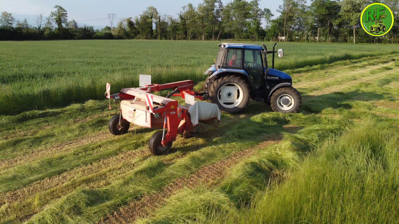 |New Holland TS 100 &  Falciatrice Kuhn FC 243 RTG| Fienagione 2022 4K| Soc. Agr. Due Esse|