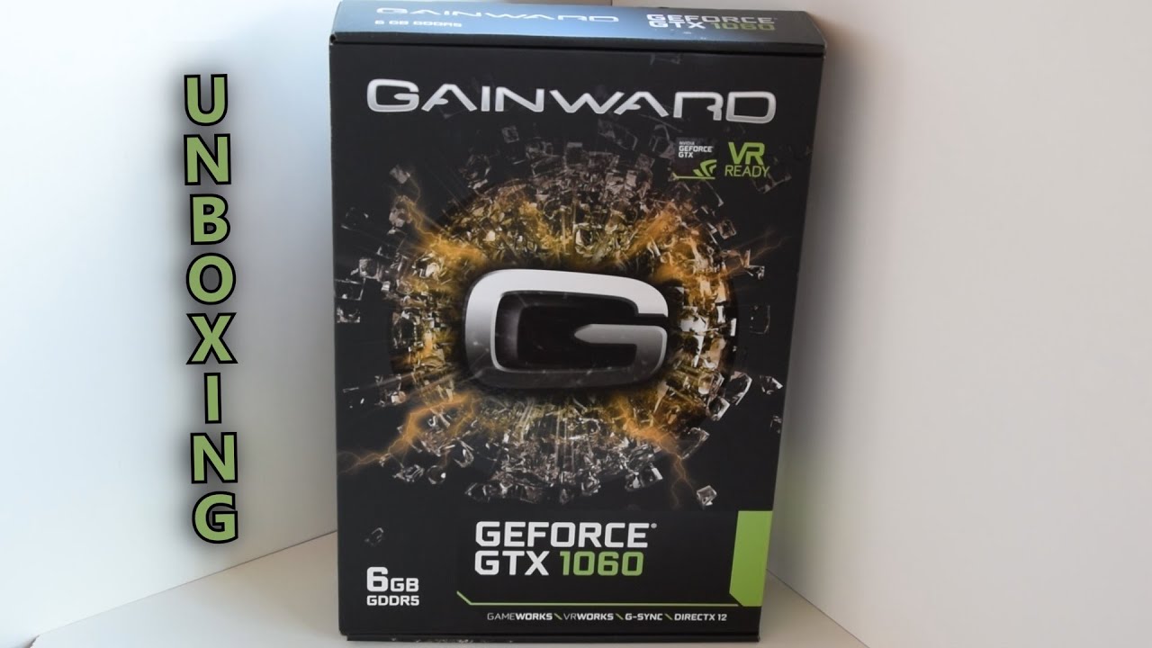 GAINWARD Nvidia GeForce GTX 1060 6GB [ UNBOXING ]