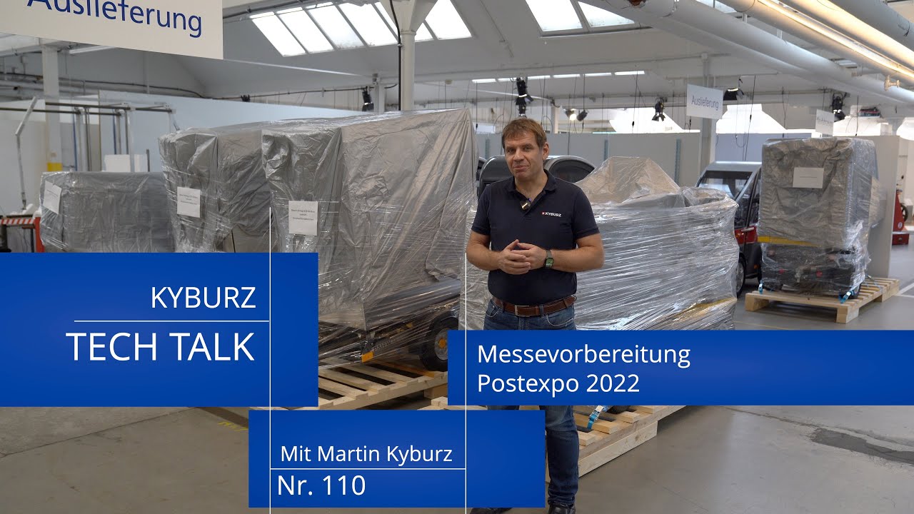 TECH TALK Nr. 110: Messevorbereitung für die PARCEL & POSTEXPO 2022