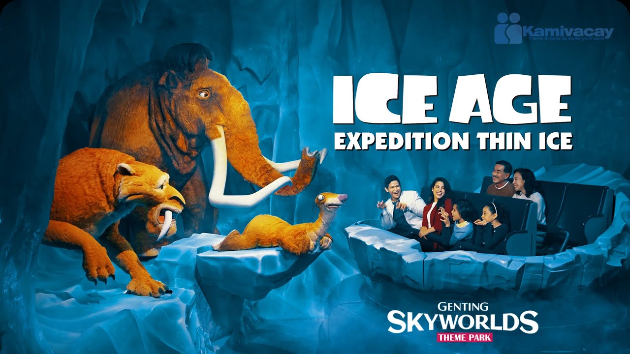 GENTING SKYWORLDS THEME PARK | ICE AGE EXPEDITION THIN ICE 🇲🇾 [4K]