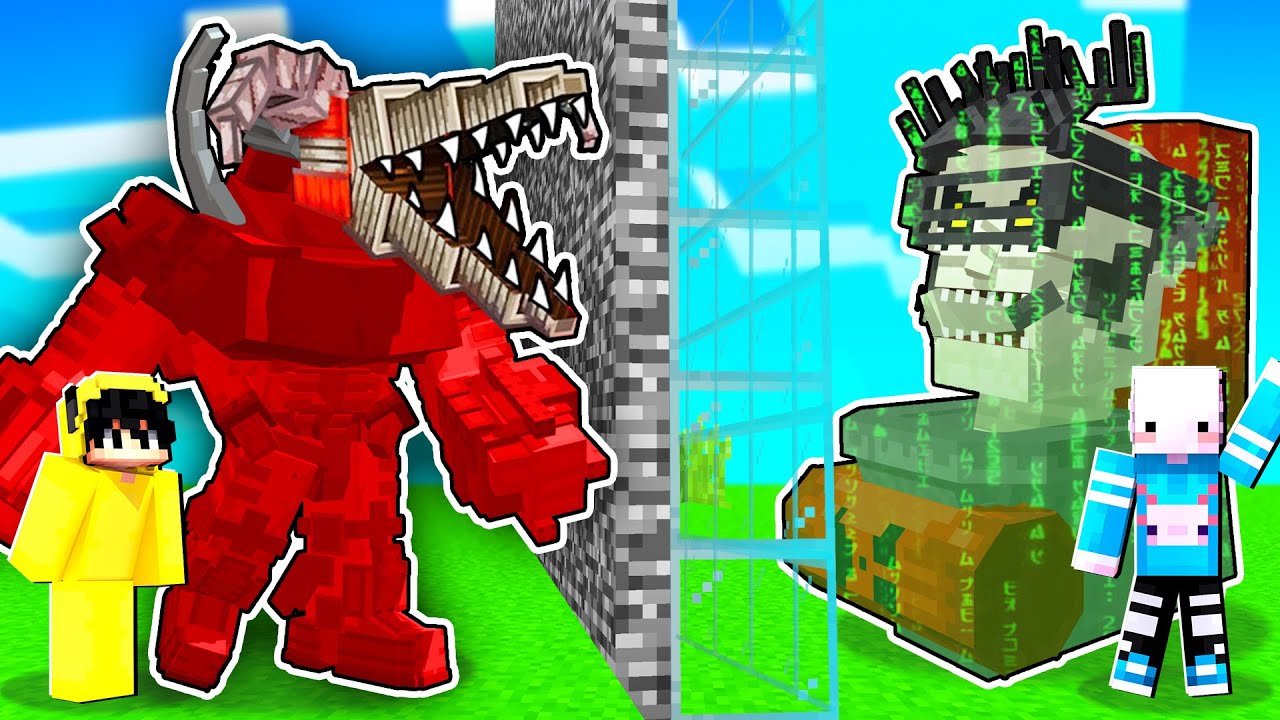 ŞEYTAN DRİLL MAN VS HACKER ASİT TOİLET! | Minecraft