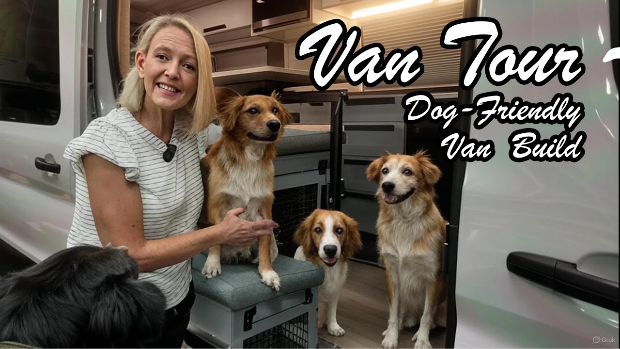 ULTIMATE Van Conversion for Dogs (and Owner) | Transit Medium Roof
