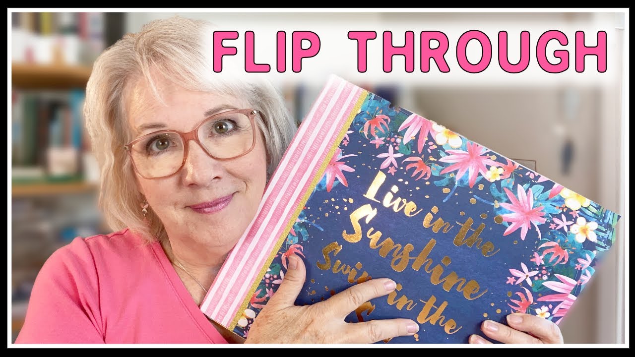 Giant CALENDAR GLUE BOOK - Cover and Flip Through